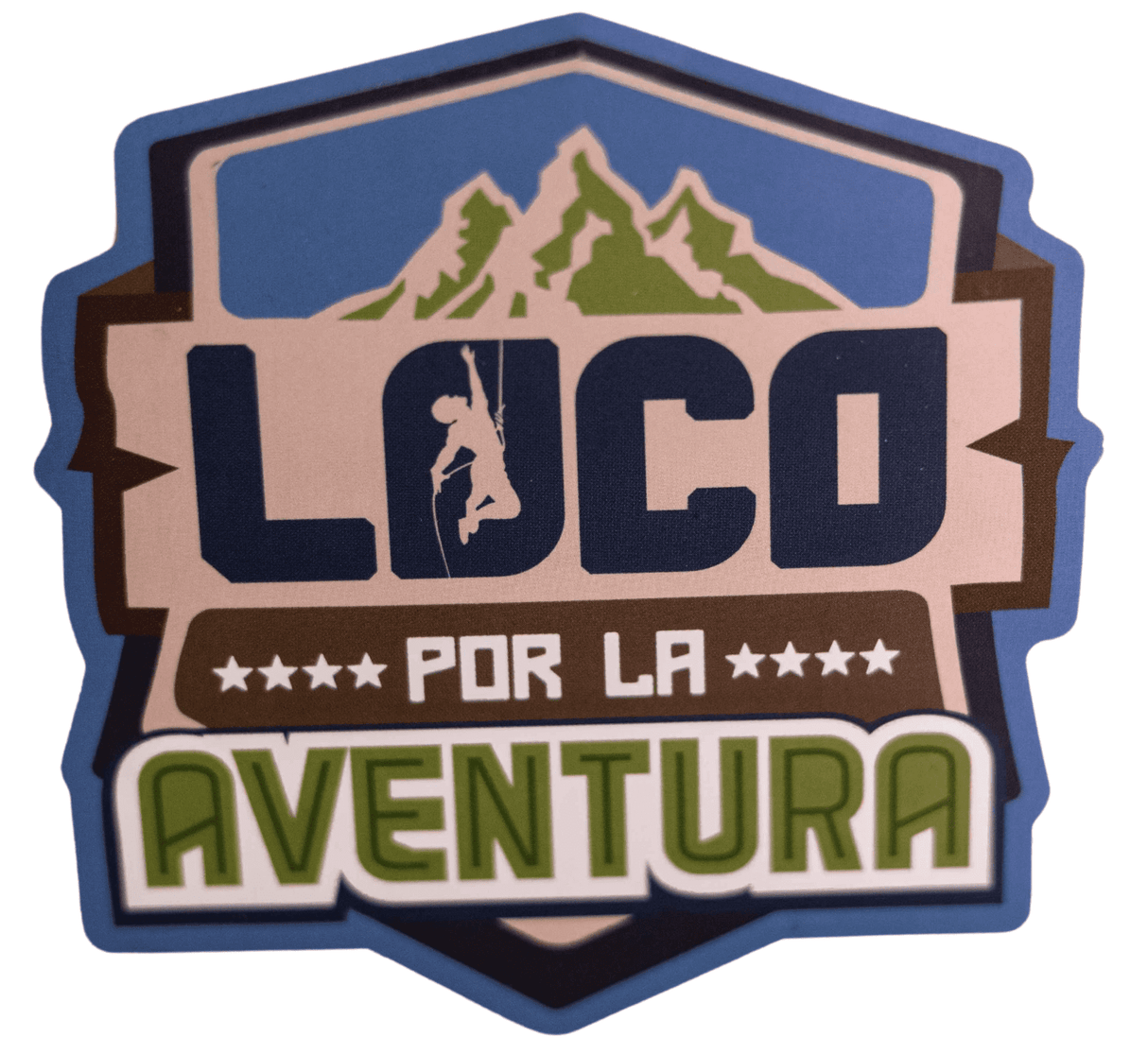 Waterproof Stickers – “Loco por la Aventura”