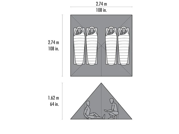Front Range™ 4 Person Ultralight Tarp Shelter