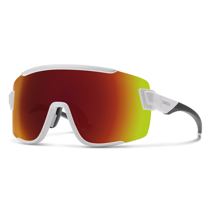 Wildcat White + ChromaPop Red Mirror Lens