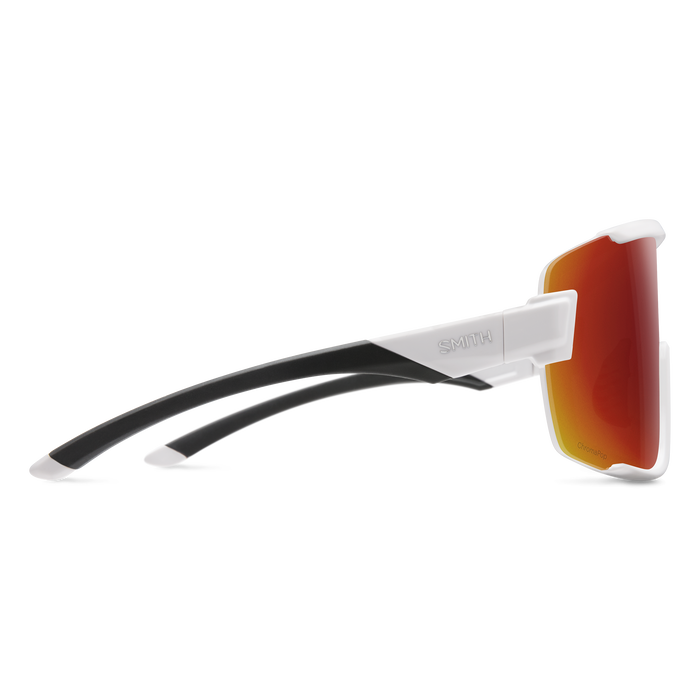 Wildcat White + ChromaPop Red Mirror Lens