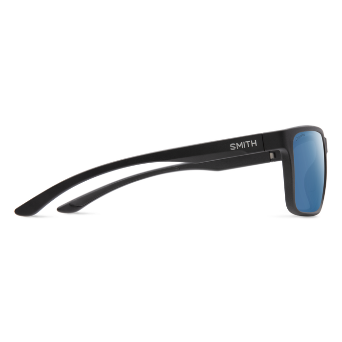Riptide Matte Black + ChromaPop Glass Polarized Blue Mirror Lens