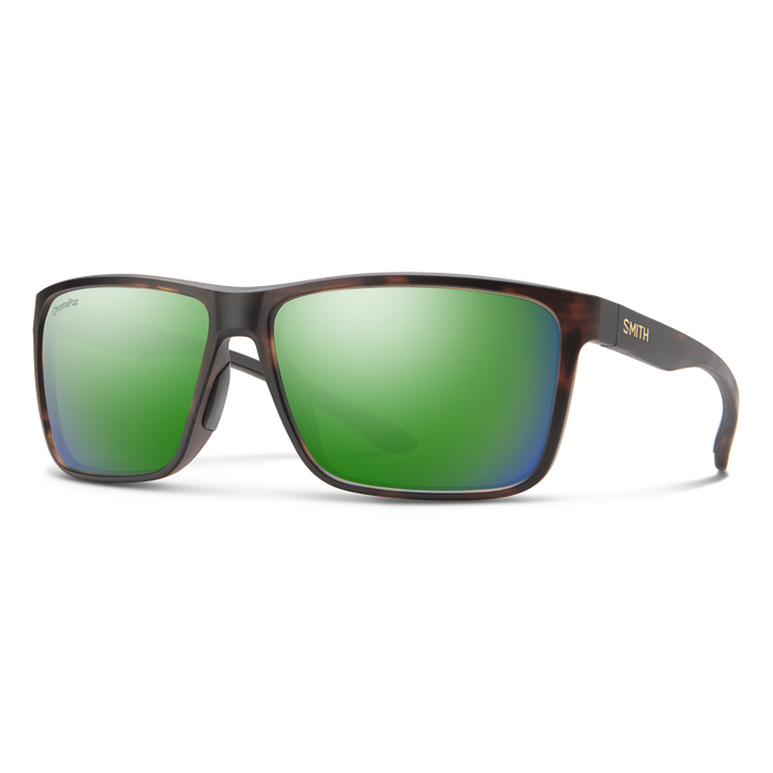 Riptide Matte Tortoise + ChromaPop Glass Polarized Green Mirror Lens