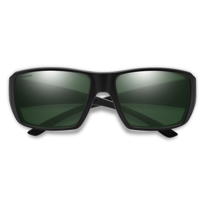 Guide's Choice XL Matte Black + ChromaPop Polarized Gray Green Lens