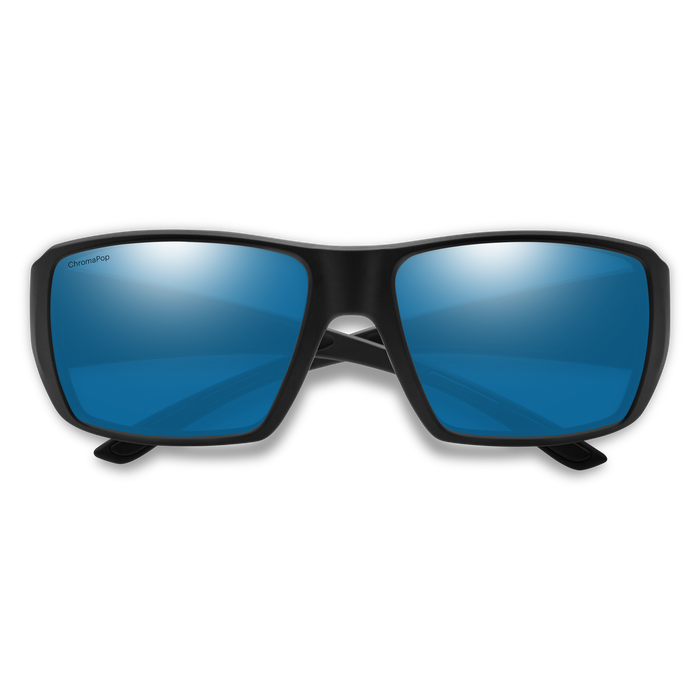 Guide's Choice XL Matte Black + ChromaPop Glass Polarized Blue Mirror Lens
