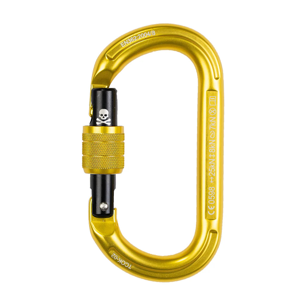 Oval K Locking Carabiner