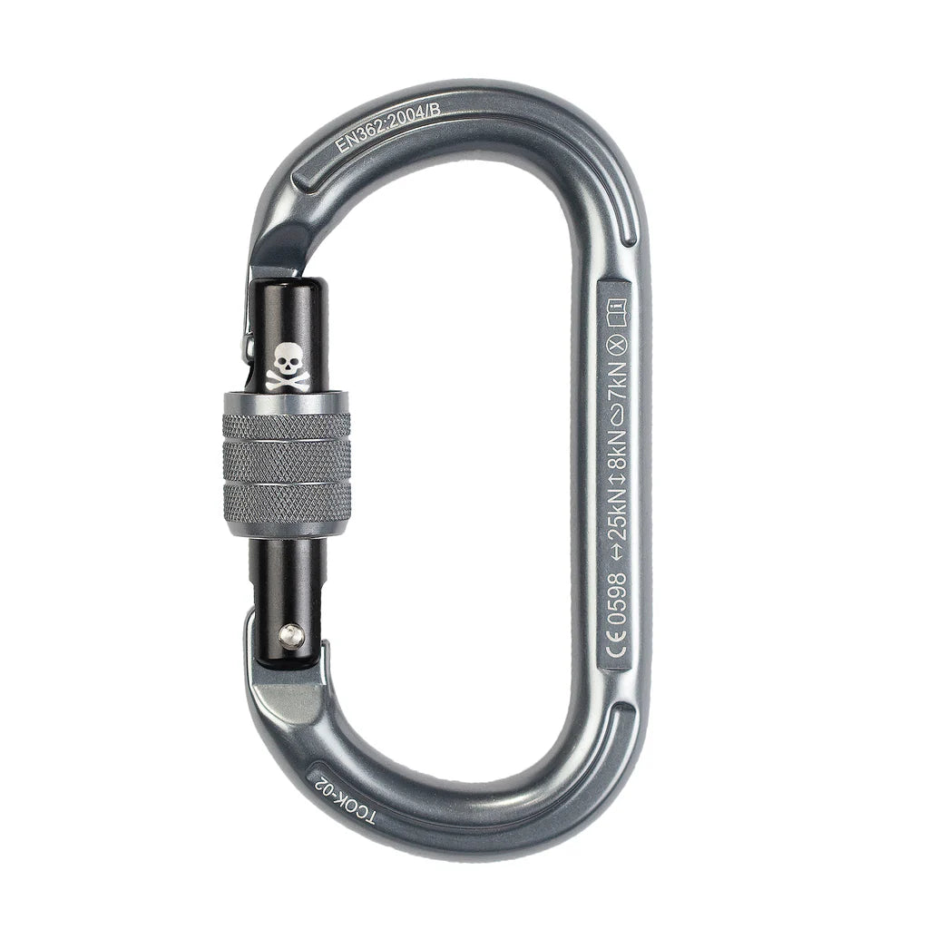 Oval K Locking Carabiner