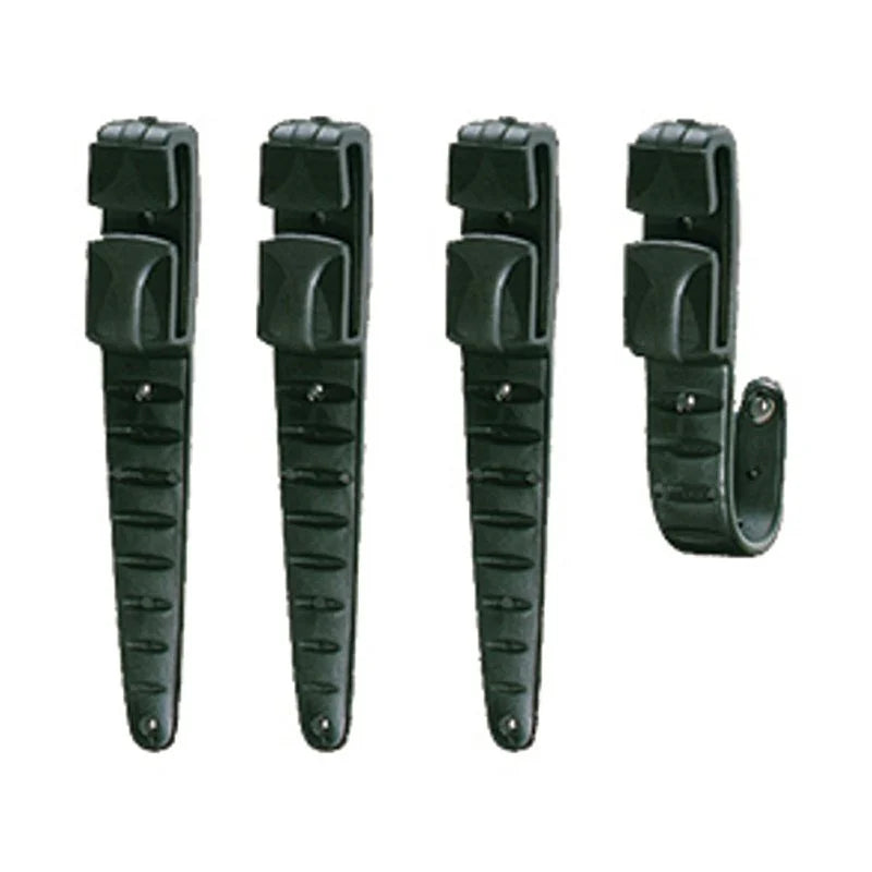 CROCHLAMP L Headlamp Clips for Thick-Edged Helmets, Pack of 4