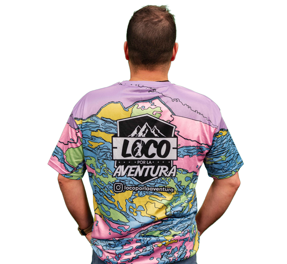 “Loco por la Aventura” Multicolor Training Shirt