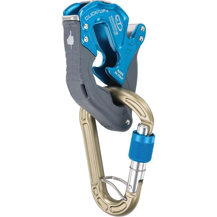 Click-up+ Belay / Rappel Device with Hms Carabiner.