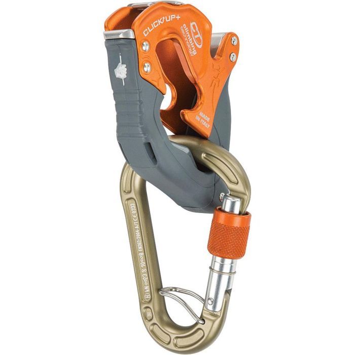 Click-up+ Belay / Rappel Device with Hms Carabiner.
