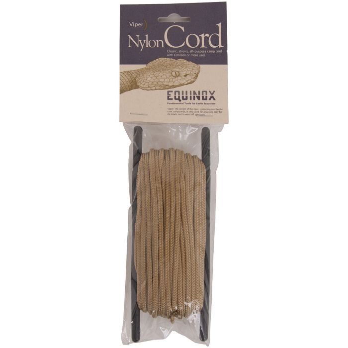 Equinox Nylon Diamond Braid Gold Cord 1/8" x 50