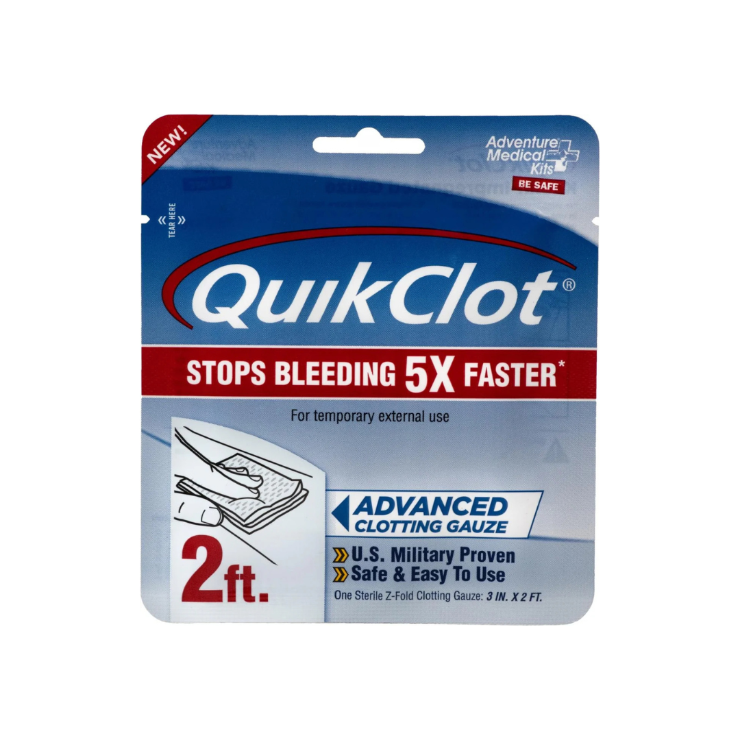 QuikClot Gauze - 3" x 2'