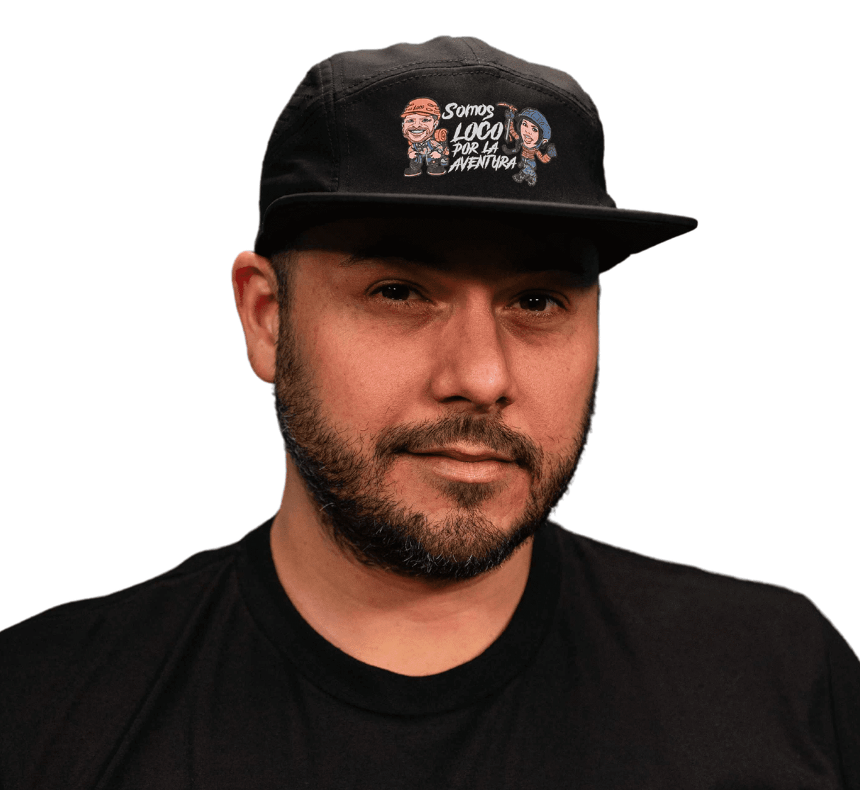 Unisex 5-Panel Hat – “We Are Loco por la Aventura” (Waterproof)