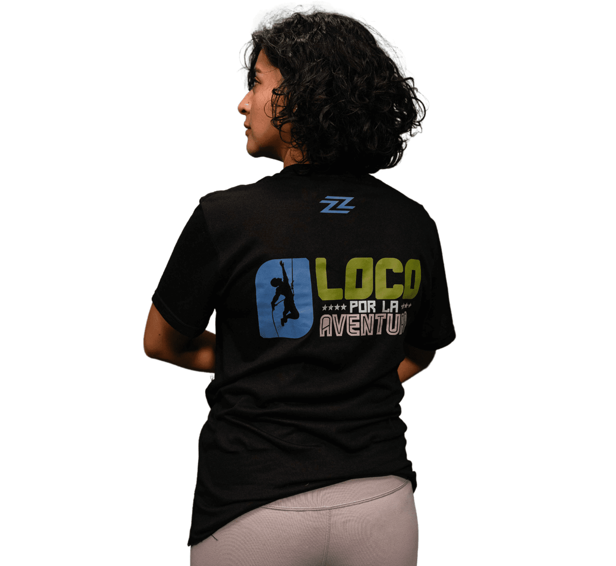 Ecofriendly ZigZag x “Loco por la Aventura” Climbing Art Unisex T-Shirt