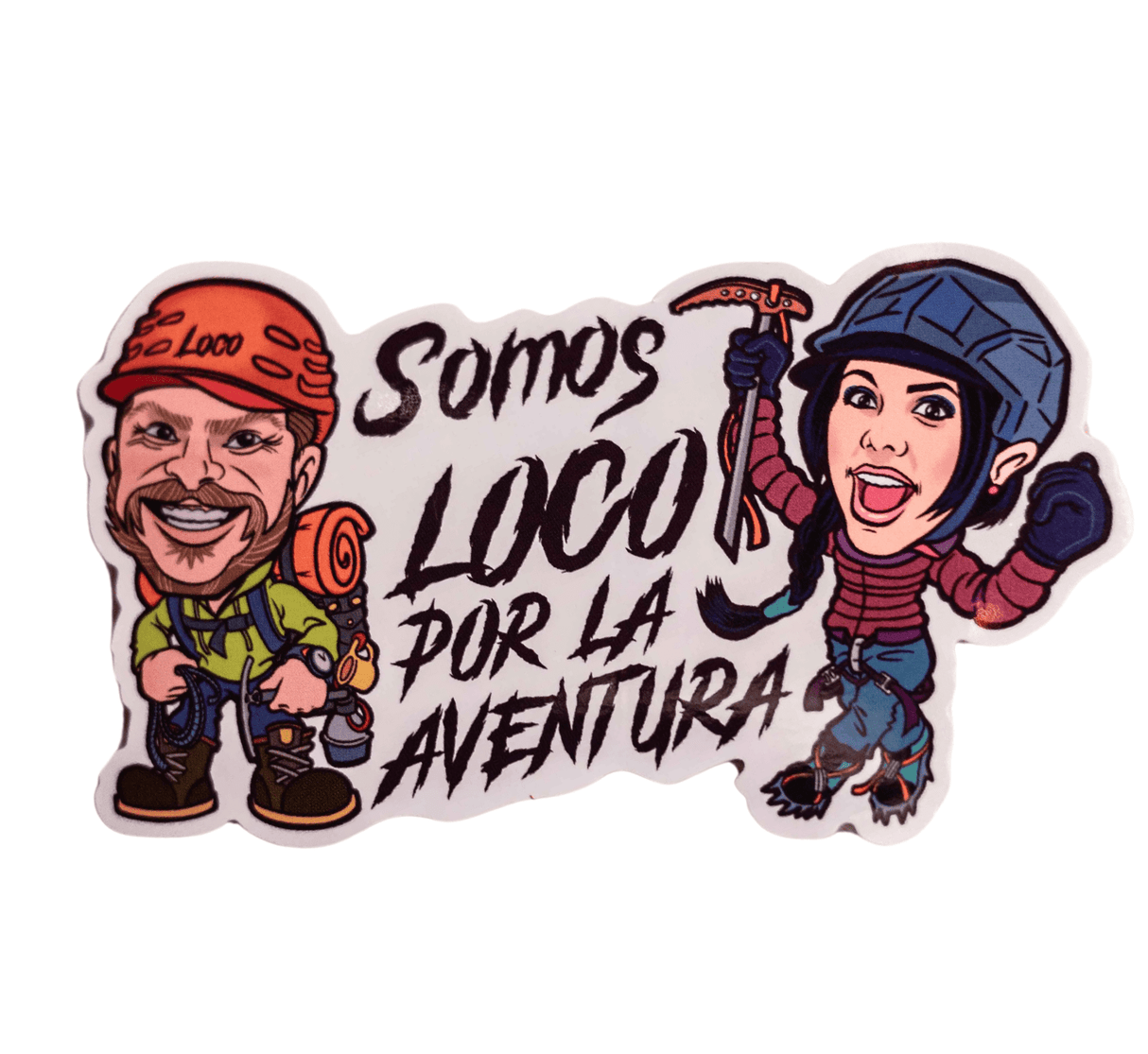 Waterproof Stickers – “Loco por la Aventura”
