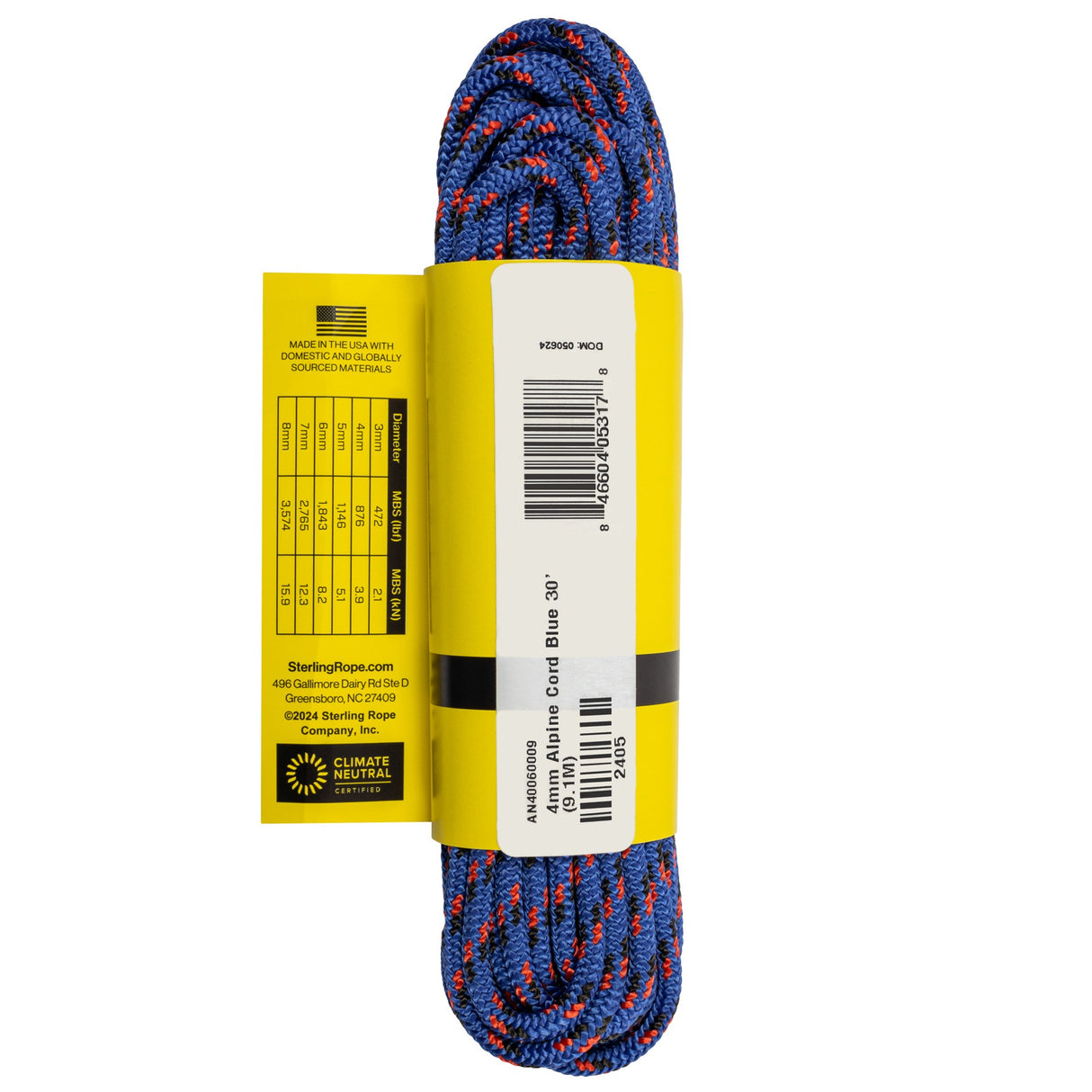 Alpine Accessory Cord - 4 mm