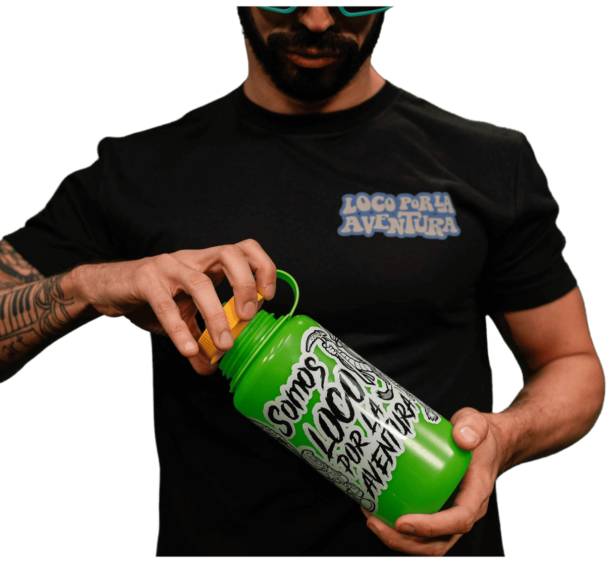 LPLA x Nalgene Green Water Bottle – “We Are Loco por la Aventura”