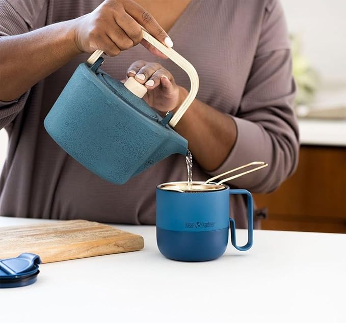 Rise Mug - Insulated Stainless Steel Coffee & Tea Mug, Splash-Proof Lid, 14 oz, Stellar