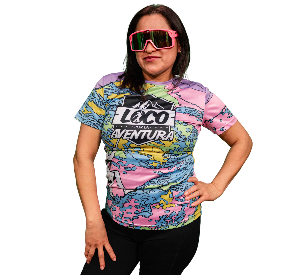 “Loco por la Aventura” Multicolor Training Shirt