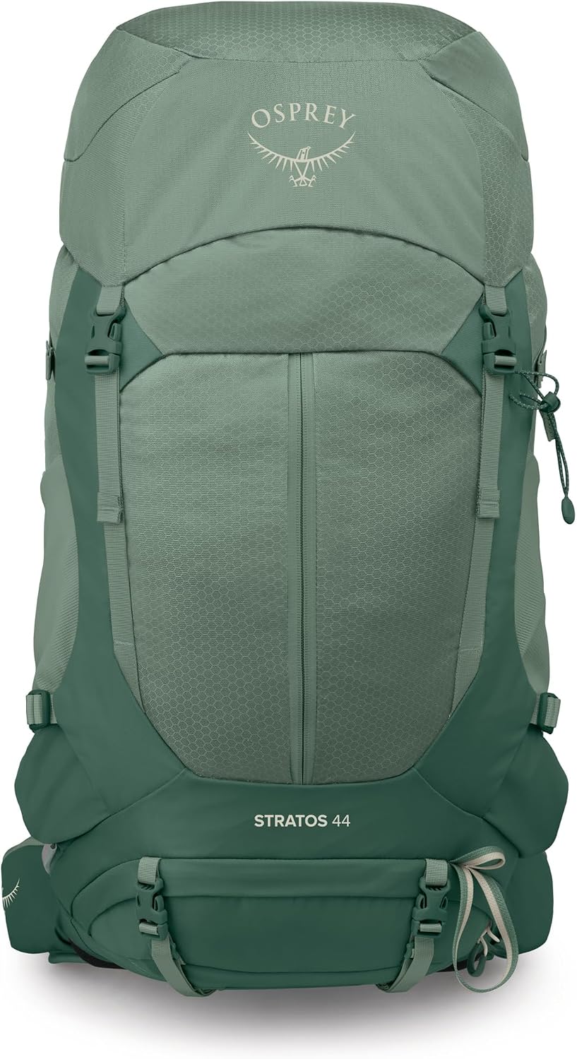 Osprey Stratos 44L Men's Hiking Backpack, Green OS
