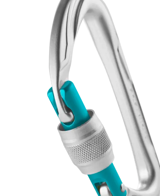 Mosquetón de bloqueo de tornillo puro