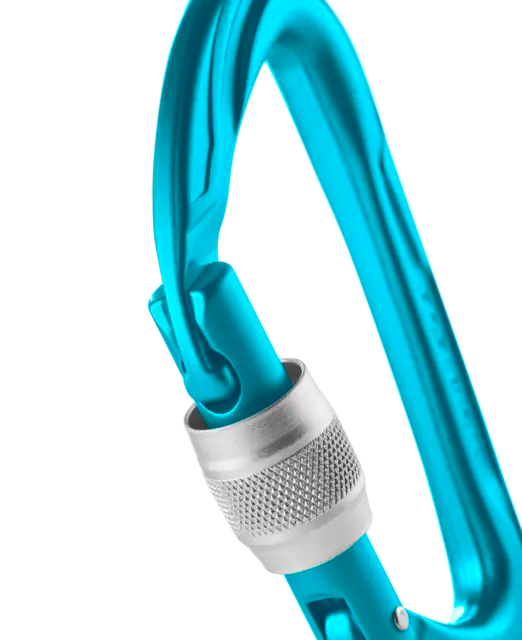 Mosquetón de bloqueo de tornillo puro