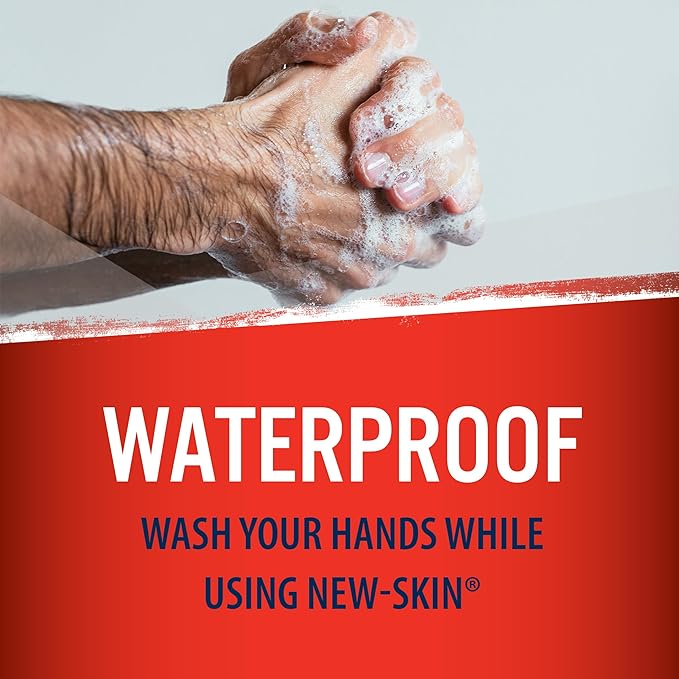 New-Skin Liquid Bandage, Waterproof Clear Bandage, 0.3 oz