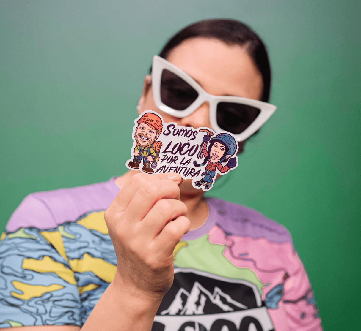Waterproof Stickers – “Loco por la Aventura”