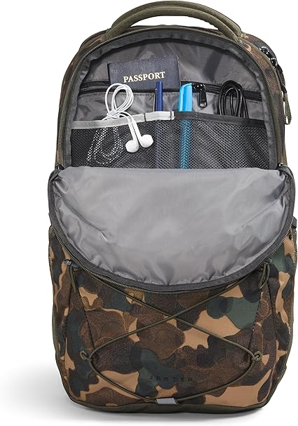 Jester Commuter Laptop Backpack, Utility Brown Camo Texture Print/New Taupe Green, One Size