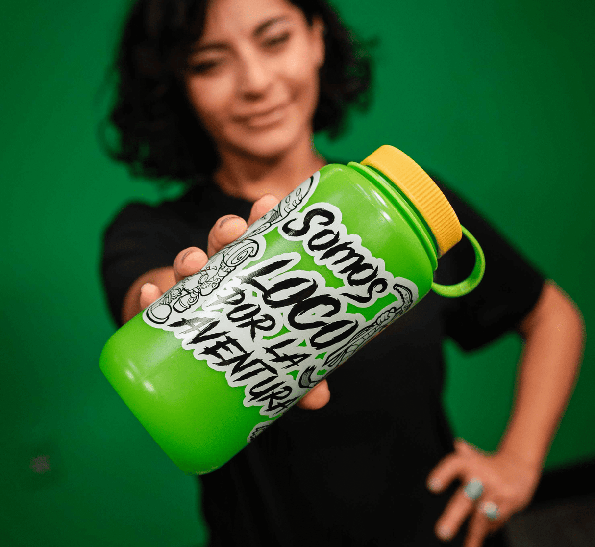 LPLA x Nalgene Green Water Bottle – “We Are Loco por la Aventura”