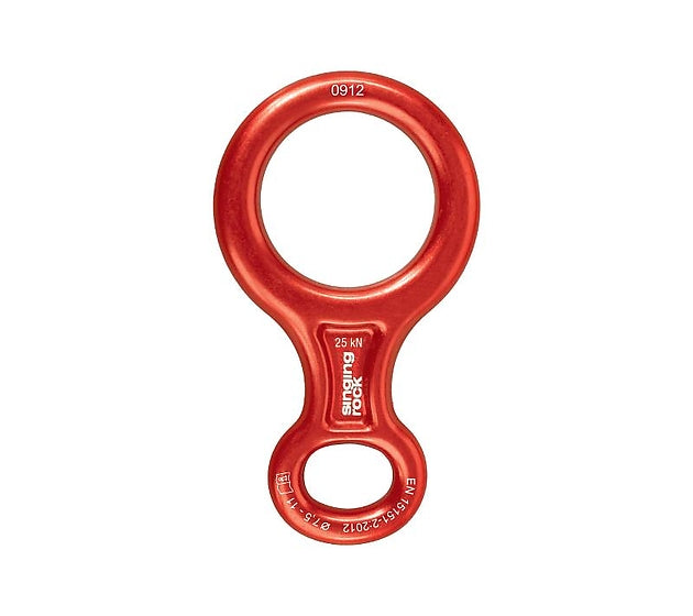 Singing Rock Medium Figure 8 Belay Device – Anodized Light Alloy, 25 kN