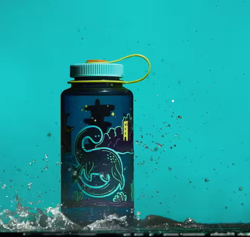 Nalgene 32oz Wide Mouth Mythical Creatures Bottle