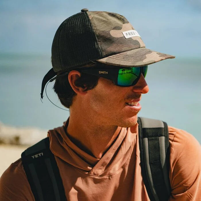 Guide's Choice Matte Black + ChromaPop Glass Polarized Green Mirror Lens