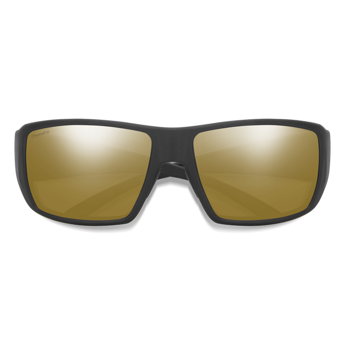 Guide's Choice Matte Black + ChromaPop Glass Polarized Bronze Mirror Lens