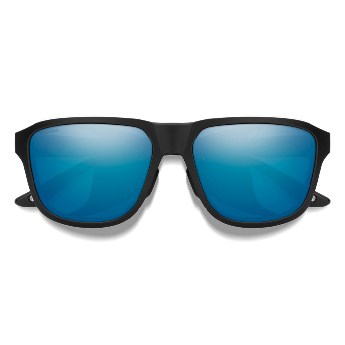 Embark Matte Black + ChromaPop Glass Polarized Blue Mirror Lens