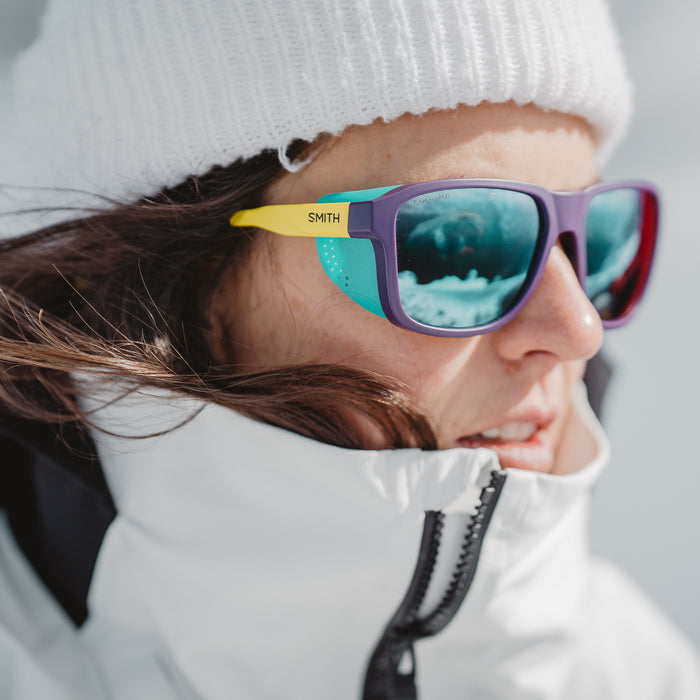 Embark Matte Purple Cinder Hi Viz + ChromaPop Polarized Opal Mirror Lens