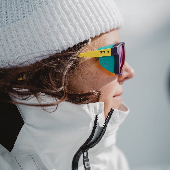 Embark Matte Purple Cinder Hi Viz + ChromaPop Polarized Opal Mirror Lens