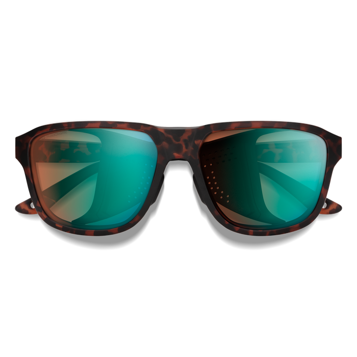 Embark Matte Tortoise + ChromaPop Glacier Photochromic Copper Opal Mirror Lens