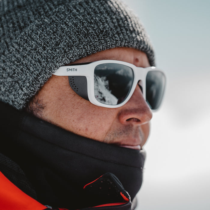 Embark White + ChromaPop Polarized Platinum Mirror Lens