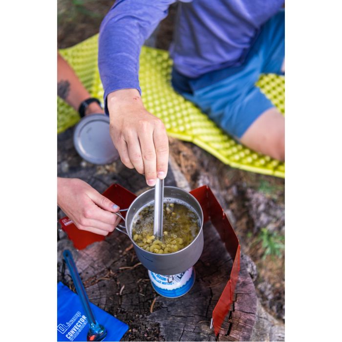 Olicamp long titanium spoon