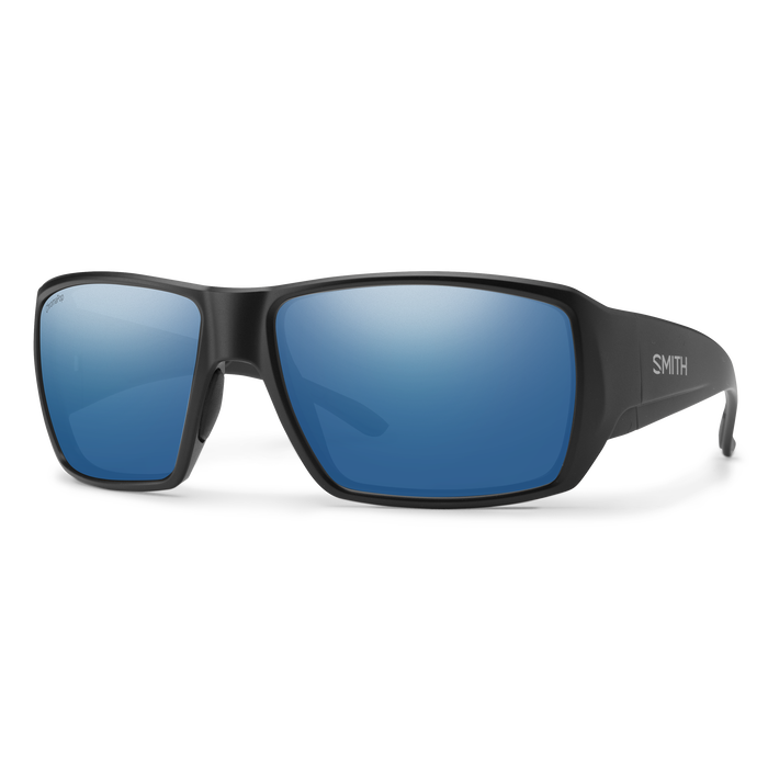 Guide's Choice S Matte Black + ChromaPop Glass Polarized Blue Mirror Lens