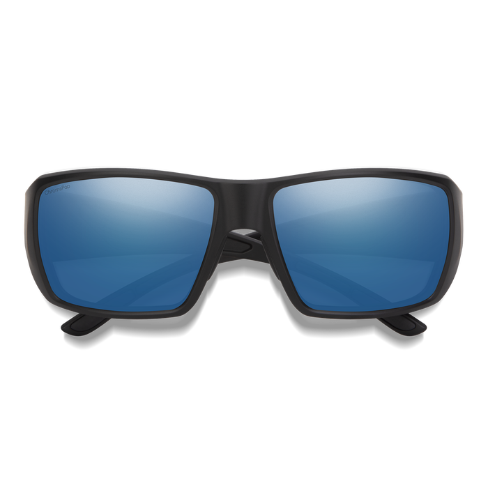 Guide's Choice S Matte Black + ChromaPop Glass Polarized Blue Mirror Lens