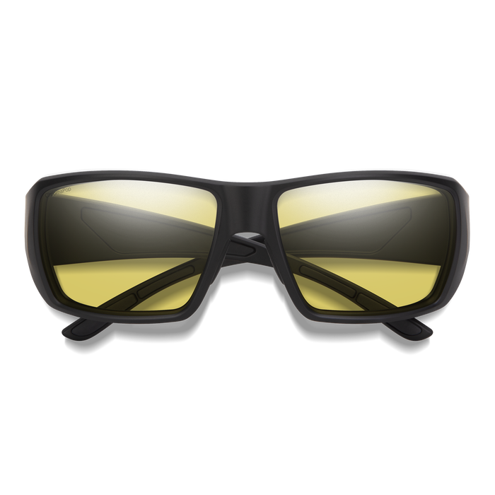 Guide's Choice S Matte Black + ChromaPop Glass Polarized Low Light Yellow Lens