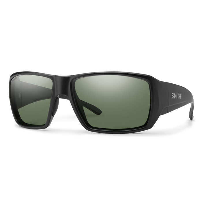 Guide's Choice S Matte Black + ChromaPop Polarized Gray Green Lens