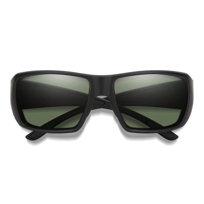 Guide's Choice S Matte Black + ChromaPop Polarized Gray Green Lens