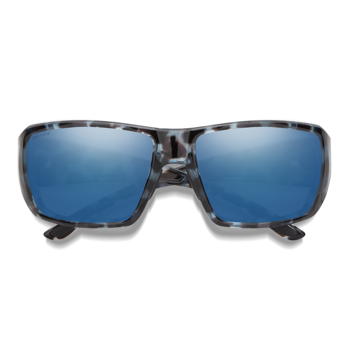 Guide's Choice S Sky Tortoise + ChromaPop Glass Polarized Blue Mirror Lens