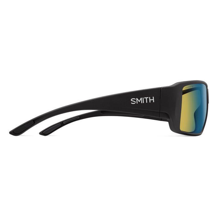 Guide's Choice XL Matte Black + ChromaPop Glass PolarChromic Yellow Blue Mirror Lens