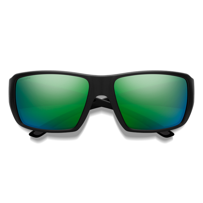 Guide's Choice XL Matte Black + ChromaPop™ Glass Polarized Green Mirror