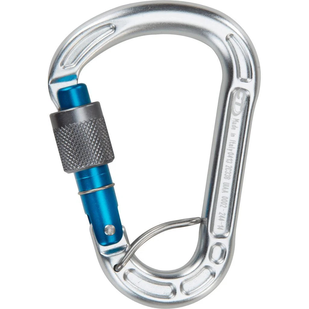 Climbing Technology Concept SGL HMS Screw Gate W/Belay Bar Carabiner