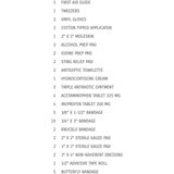 Trail Light First Aid Kit